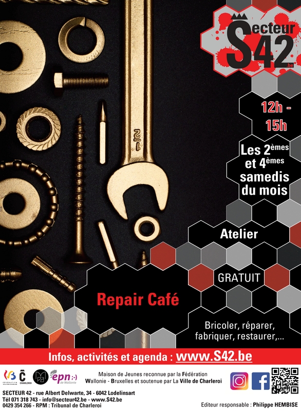 ATELIER « REPAIR CAFÉ »